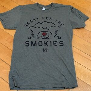 American Apparel Gray Graphic Tee